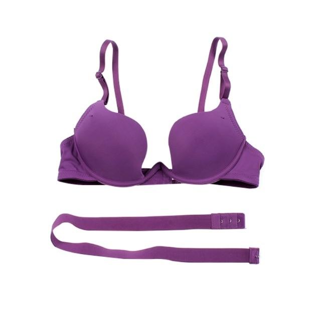 Women bra Low Cut Women Sexy Push Up Bra Backless Convertible Seamless Bra