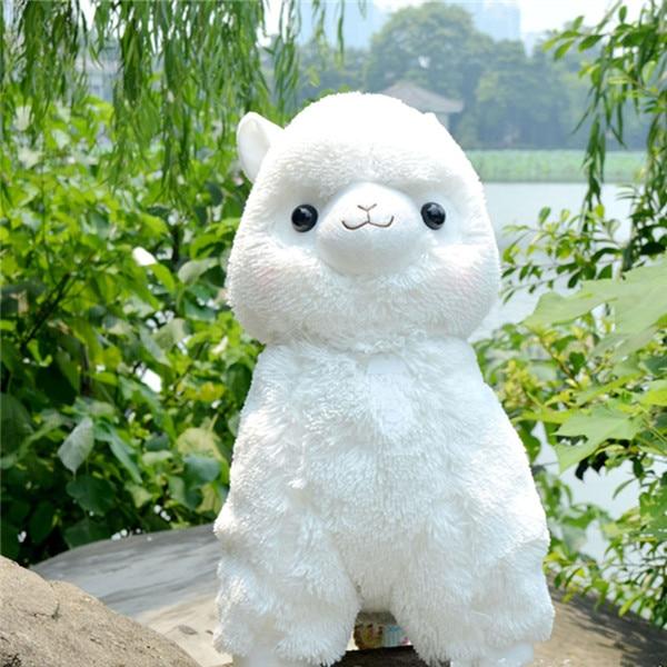Hot Sale 45cm Rainbow Alpaca Plush Sheep Toy Japanese Soft Plush Alpacasso Baby 100% Plush Stuffed Animals Alpaca Gifts for kids