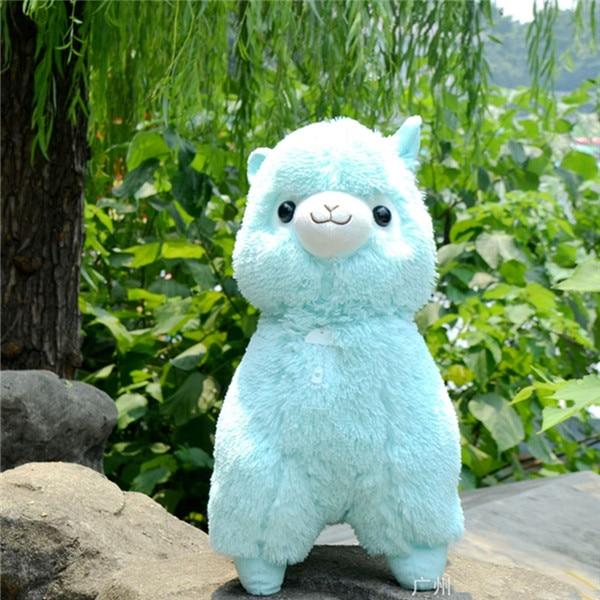 Hot Sale 45cm Rainbow Alpaca Plush Sheep Toy Japanese Soft Plush Alpacasso Baby 100% Plush Stuffed Animals Alpaca Gifts for kids