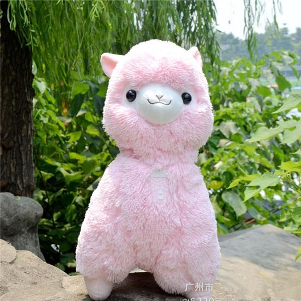 Hot Sale 45cm Rainbow Alpaca Plush Sheep Toy Japanese Soft Plush Alpacasso Baby 100% Plush Stuffed Animals Alpaca Gifts for kids