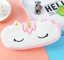 1pcs Kawaii 20CM Approx. Plush Unicorn Plush Stuffed DOLL Toy of Coin Pencil BAG Doll , Unicorn Horse Plush BAG Kids Toys Doll