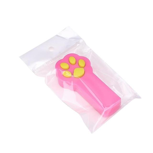 Funny Paw Shaped Electric Cat Laser Pointer Toys Kittens Cat Play Interactive Automatic LED Light Pen Exercise Pet Products