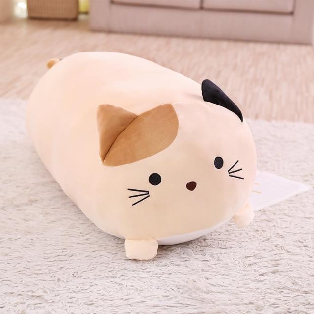 60/90CM New Giant Cute Plush Toys Stuffed Animal Doll Lovely Cat Dog Pig Toroto Sofa Pillow Cushion Kids Appease Toy Home Decor