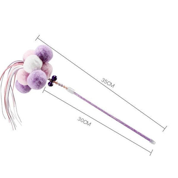 Cat Teaser Wand Toy Stick Feather Interactive Play Funny Kitten Pet Supply katten speeltjes