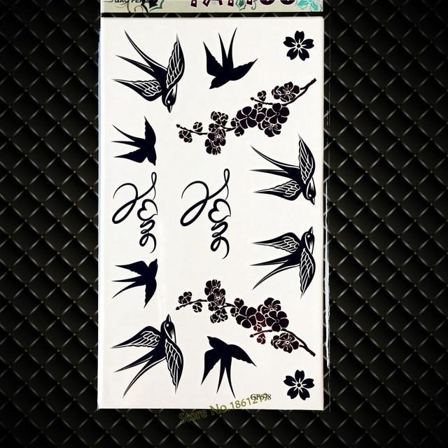New Vivid 3D Tattoo Red Lip Cherry Strawberry Pumpkin Design Flash Temporary Tattoo Sticker Men Women Body Art Fake Tattoo G3D33
