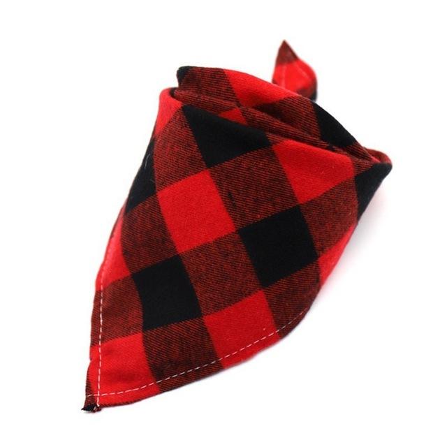 Dog Bibs For Small Dogs Puppy Bandanas Cotton Plaid Washable Pet Bandanas Scarf Bow Ties Collar Cat Middle Large Dog Grooming 20