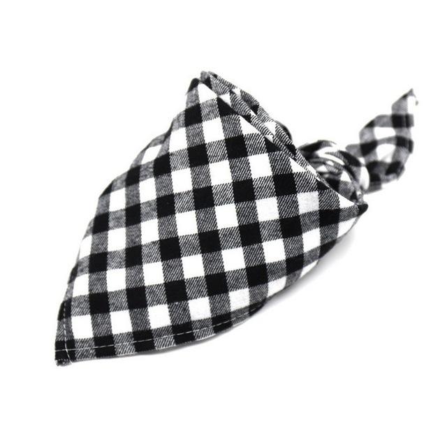 Dog Bibs For Small Dogs Puppy Bandanas Cotton Plaid Washable Pet Bandanas Scarf Bow Ties Collar Cat Middle Large Dog Grooming 20