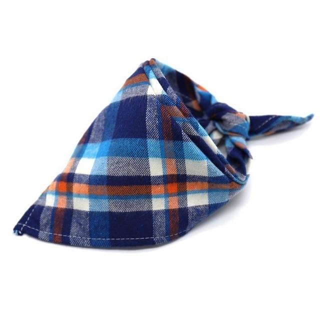 Dog Bibs For Small Dogs Puppy Bandanas Cotton Plaid Washable Pet Bandanas Scarf Bow Ties Collar Cat Middle Large Dog Grooming 20