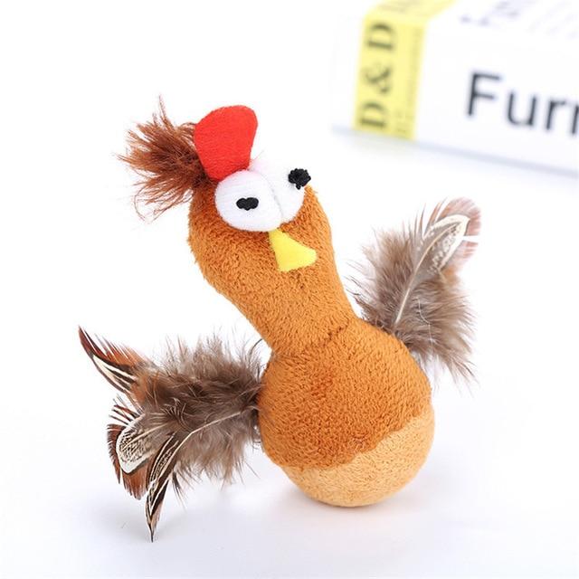 Pet Cat Kitten Dog Playing Toy False Mouse chicken bird Rat Toys Free Shipping Colors Randomly Multicolor