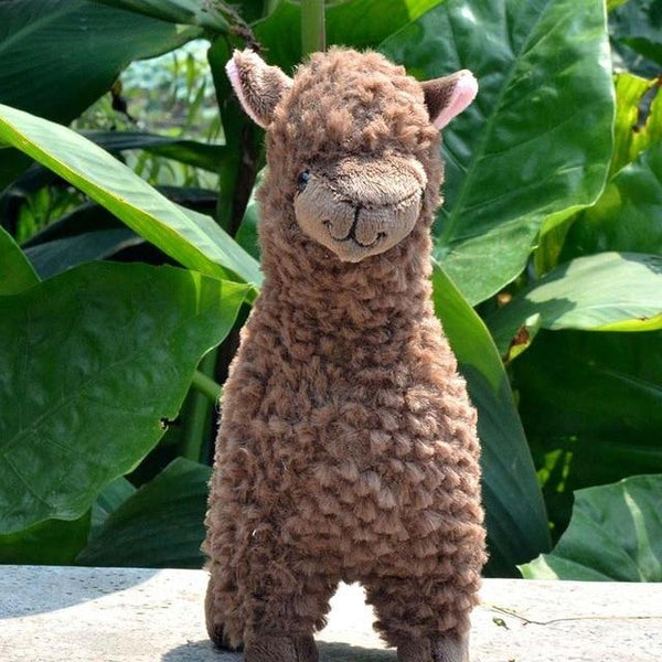 Simulation Alpaca Llama Plush Toy Doll 23cm Animal Stuffed Animal Dolls Japanese Soft Plush Alpacasso For Kids Birthday Gifts