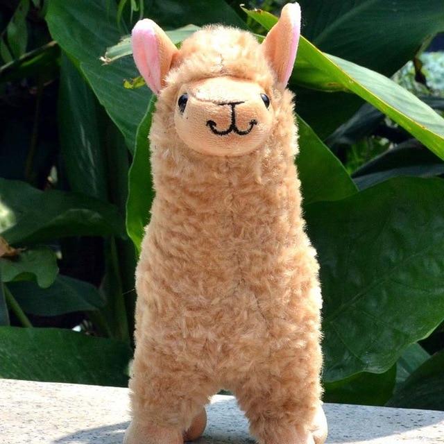 Simulation Alpaca Llama Plush Toy Doll 23cm Animal Stuffed Animal Dolls Japanese Soft Plush Alpacasso For Kids Birthday Gifts