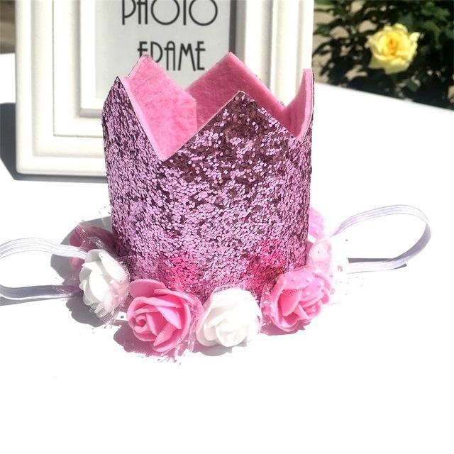 Pets Dogs Cats Accessories Birthday Party Cap Princess Crown Hat Bowknot Headwear Puppy Kitten Party Costume Headwear
