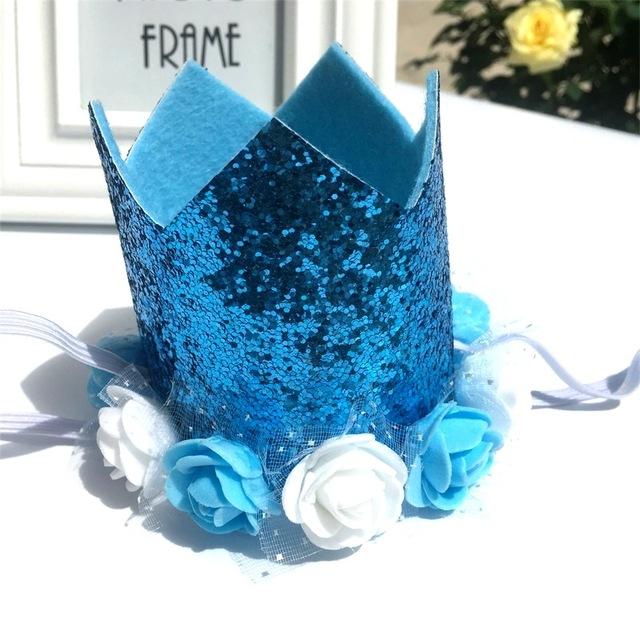 Pets Dogs Cats Accessories Birthday Party Cap Princess Crown Hat Bowknot Headwear Puppy Kitten Party Costume Headwear