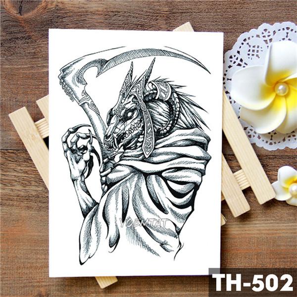 Wing Holy Angel Waterproof Temporary Tattoo Sticker Brave knight Warrior Flash Tattoos Body Art Arm Fake Tatoo