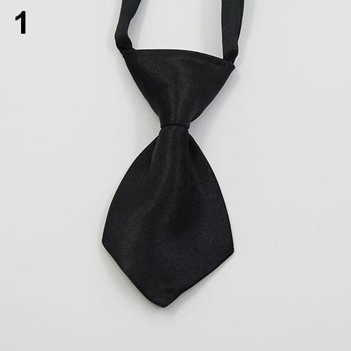 Transer Adjustable Dog Cat Pet Lovely Adorable Grooming Tie Necktie 28 Pure Colors Grooming Bow Tie