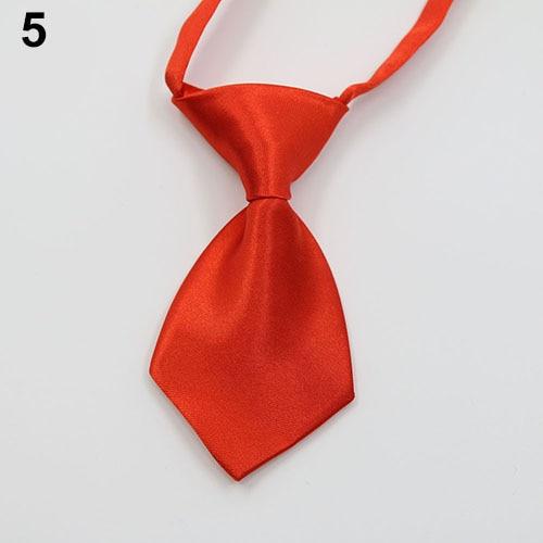 Transer Adjustable Dog Cat Pet Lovely Adorable Grooming Tie Necktie 28 Pure Colors Grooming Bow Tie