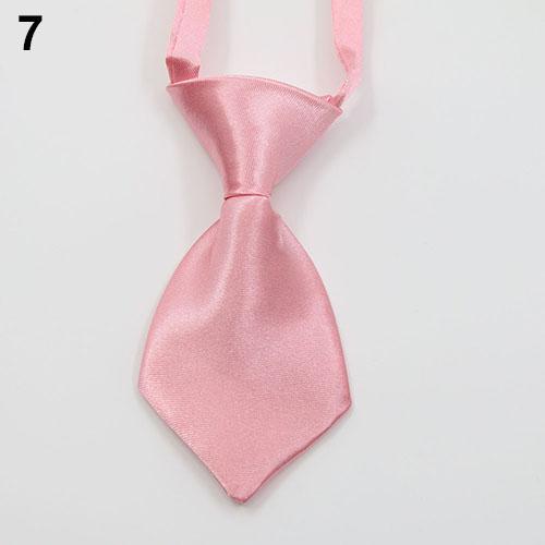 Transer Adjustable Dog Cat Pet Lovely Adorable Grooming Tie Necktie 28 Pure Colors Grooming Bow Tie