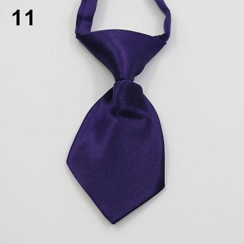 Transer Adjustable Dog Cat Pet Lovely Adorable Grooming Tie Necktie 28 Pure Colors Grooming Bow Tie