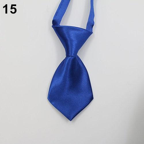 Transer Adjustable Dog Cat Pet Lovely Adorable Grooming Tie Necktie 28 Pure Colors Grooming Bow Tie