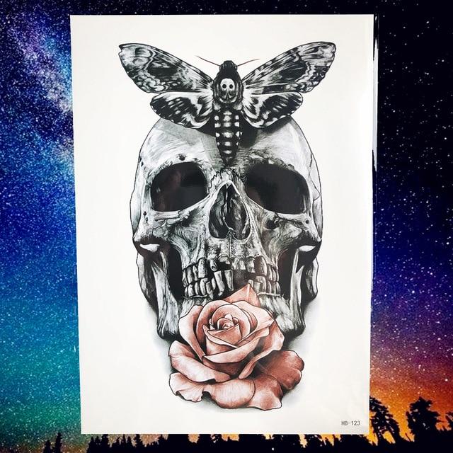 Peace Gigeon DreamCatcher Henna Mandala Flower Bird Totem Temporary Tattoo Sticker Feather Waterproof Tattoo Body Art Fake Tatoo