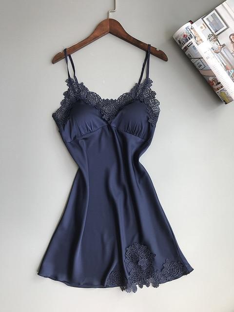 New Sexy Women Robe & Gown Sets Lace Bathrobe + Night Dress Two Pieces Sleepwear Womens Sleep Set Faux Silk Robe Femme Linge