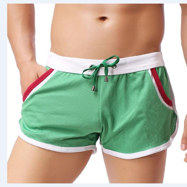 GYM Shorts Sport Casual Men Swim Shorts Swimwear Swimming Trunks Underwear Boxer Fifth Pants Competition Swimsuit for Men Boys