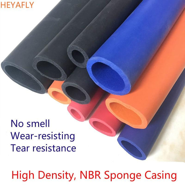 Smooth Surface NBR High Density Sponge Tube Casing Fitness Car Fitness Equipment Accessories Wear Resistance Tear Resistance