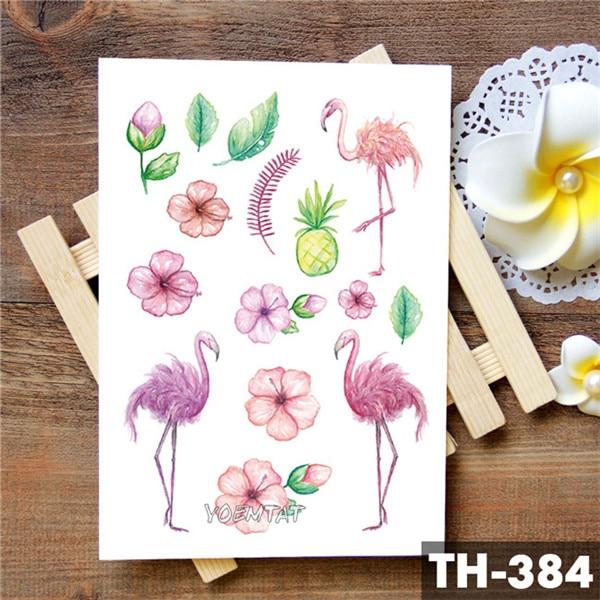 Dream catcher Moon Lotus Flower Temporary Tattoo Sticker Peony Snake Owl Fox Flash Tattoos Small Body Art Waterproof Tatoo