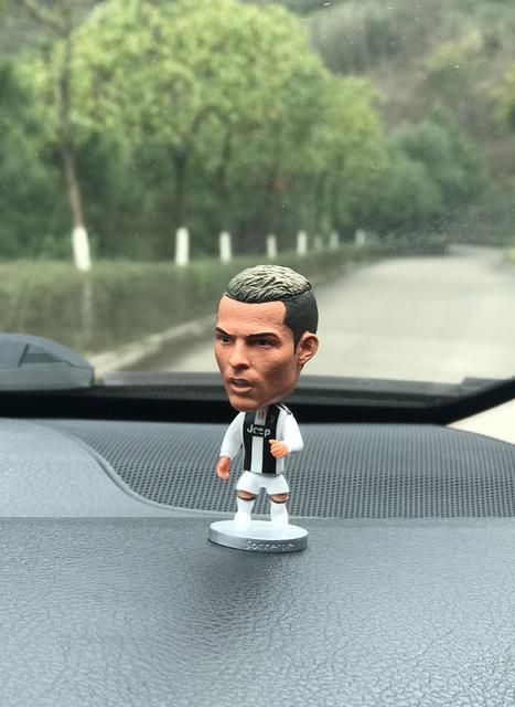 Popular decorative football league club star doll car accessories RONALOD MESSI