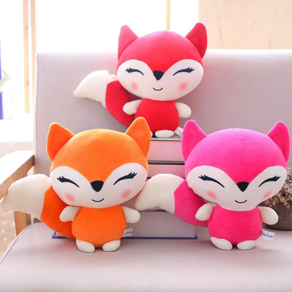 new 23cm Kawaii Dolls Stuffed Animals & Plush Toys for Girls Children Boys Toys Plush Pillow Fox Stuffed Animals Soft Toy Doll