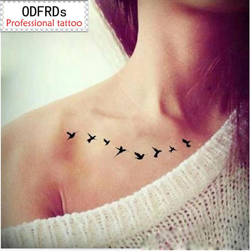 8 Various birds flying Brand new fashion waterproof temporary tattoo sticker tatoo tatto men and women flash fake henna SYA170