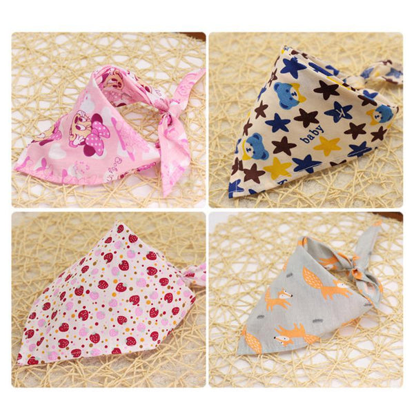 Hot Portable Adjustable Breathable Cotton Pet Cat Dog Puppy Neck Scarf Collar Neckerchief Accessories