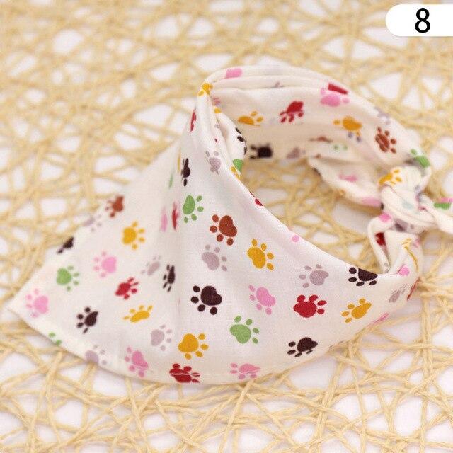 Hot Portable Adjustable Breathable Cotton Pet Cat Dog Puppy Neck Scarf Collar Neckerchief Accessories