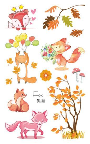 Waterproof Temporary Tattoo Sticker Cute Unicorn Fake Tatoo Tatouage Temporaire Flash Tatto hand foot For Kids Children Girl