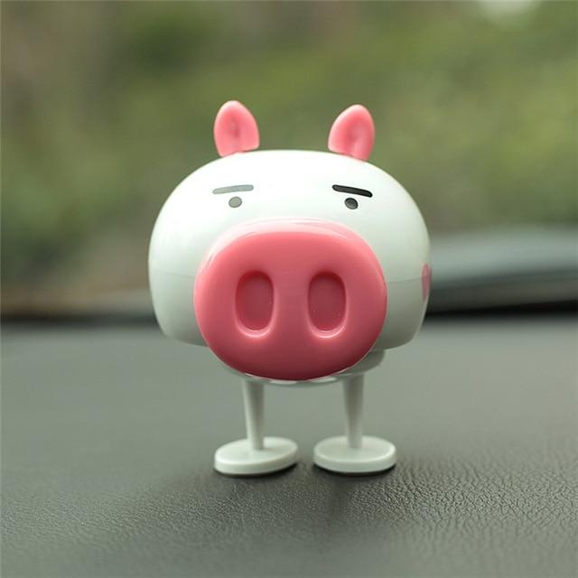 Cute Decoration Nodding Bear Car Ornaments Automobiles Dashboard Swinging Shaking Head Cat Doll Dancing Toys Accessories Gifts