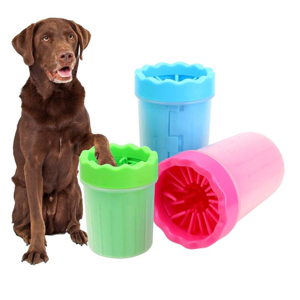 Paw Washer Dog Cat Cleaning Tool Pet Cats Dogs Foot Clean Cup Soft Silicone Washing Brush Pet Products Dog Accessories Portable