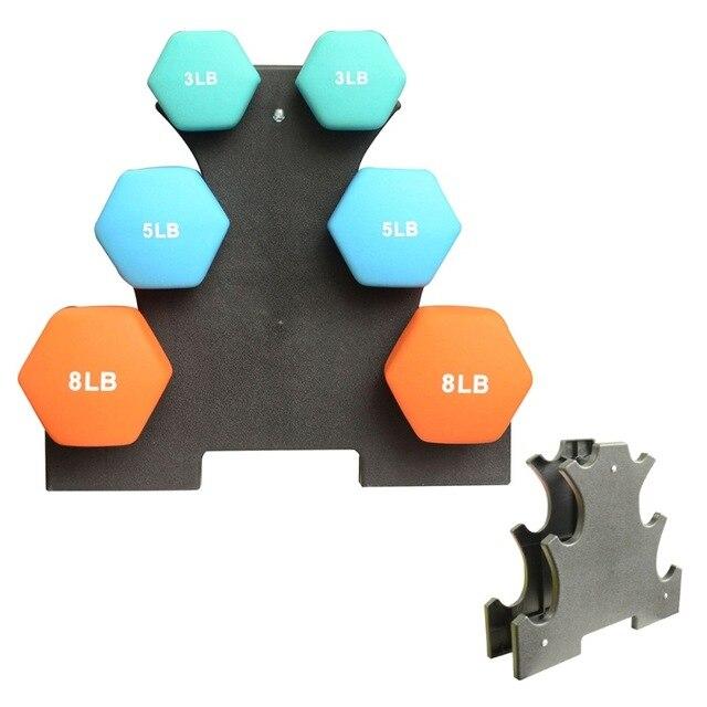 Weight Lifting Dumbbell Bracket Stand Weight Support Dumbbell Floor Rack Home Exercise Equipment Fitness Accessories