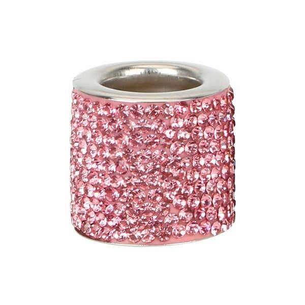 YOSOLO 1 Piece Seat Rod Diamond Ring Car-styling Car Ornament Bling Icy Crystal Car Seat Headrest Collar Decor Interior Moulding
