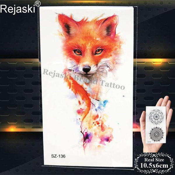 Rejaski Creative Black Tattoo Sticker Women Body Art Planets Temporary Tattoo Men Moon Waterproof Tatoos Long Lasting Kids Tatoo