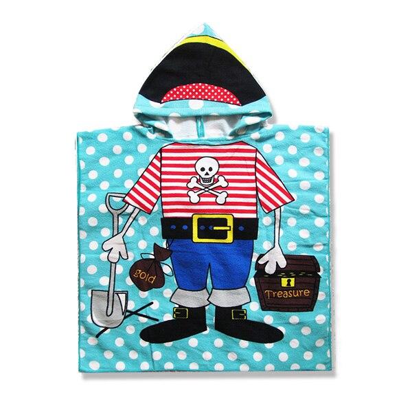 Children Cartoon Baby Hooded Bath Towel Bathrobe Microfiber Terry Infant Kids Bathing Wrap Toddler Kids Gifts