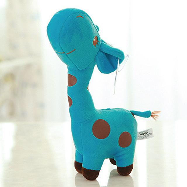 18cm Unisex Cute Gift Plush Giraffe Soft Toy Animal Dear Doll Baby Kid Child Christmas Birthday Happy Colorful Gifts 6 colors