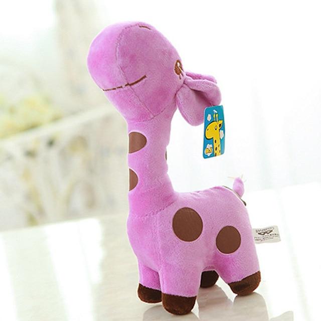 18cm Unisex Cute Gift Plush Giraffe Soft Toy Animal Dear Doll Baby Kid Child Christmas Birthday Happy Colorful Gifts 6 colors
