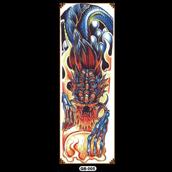 Temporary tattoos waterproof false black women tattoo tattoo stickers children man whole tattoo on the arm