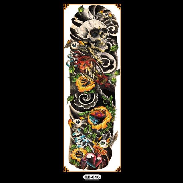 Temporary tattoos waterproof false black women tattoo tattoo stickers children man whole tattoo on the arm