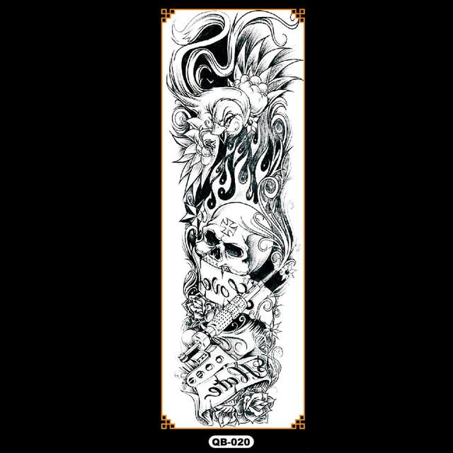Temporary tattoos waterproof false black women tattoo tattoo stickers children man whole tattoo on the arm