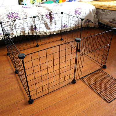 Foldable Pet Playpen Crate Iron Fence Puppy Kennel House Exercise Training Puppy Kitten Space Dog Gate Supplies For Rabbit