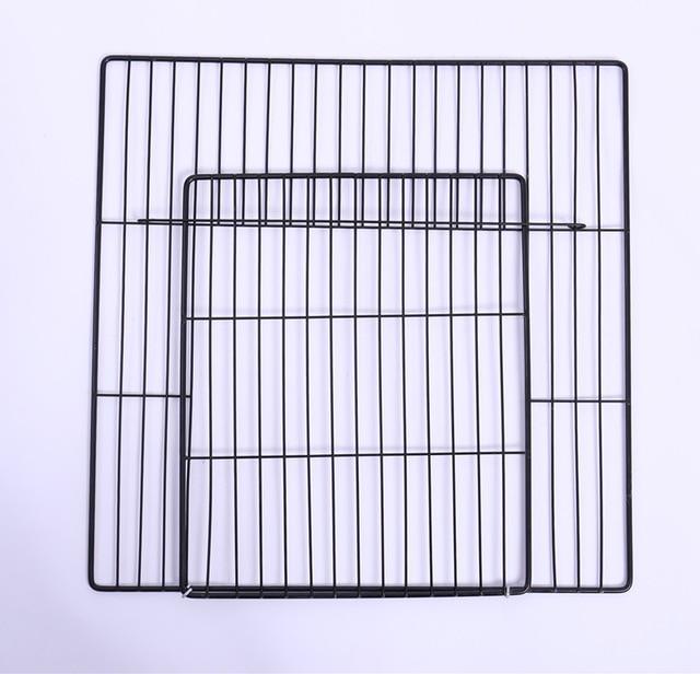 Foldable Pet Playpen Crate Iron Fence Puppy Kennel House Exercise Training Puppy Kitten Space Dog Gate Supplies For Rabbit