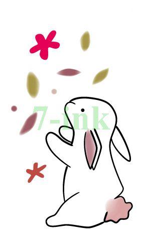 Water Transfer fake flsh tattoo cute cartoon gray rabbit bird flower Waterproof Temporary Tattoo sticker for adults kids