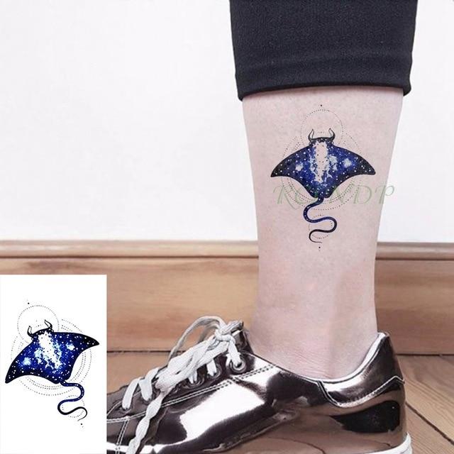 Water Transfer fake flsh tattoo cute cartoon gray rabbit bird flower Waterproof Temporary Tattoo sticker for adults kids