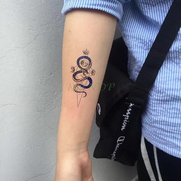 Water Transfer fake flsh tattoo cute cartoon gray rabbit bird flower Waterproof Temporary Tattoo sticker for adults kids
